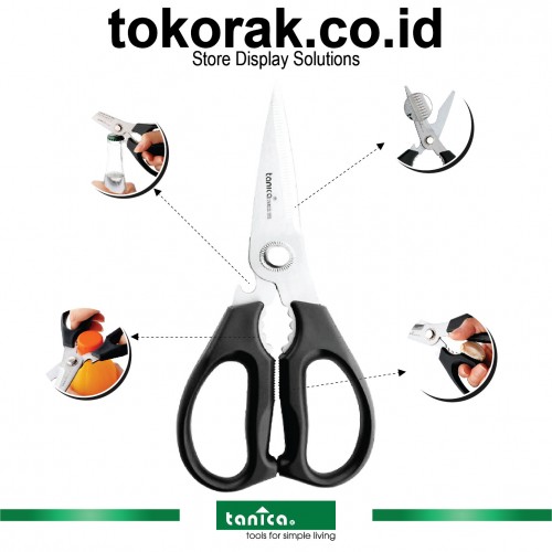 GUNTING DAPUR LASER 8" TANICA KITCHEN SEARS PEMOTONG TULANG DAGING